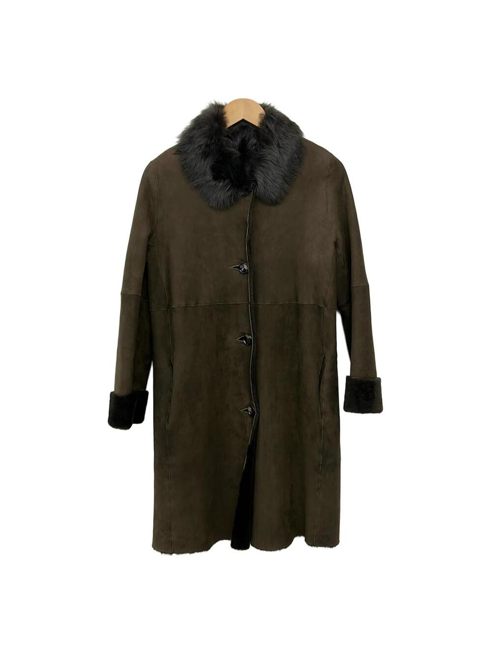 Unknown London Dark Brown Women's Coat #298296U53B
